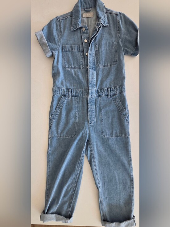 Everlane Pants - Everlane Light Blue Denim Jumpsuit Size 2